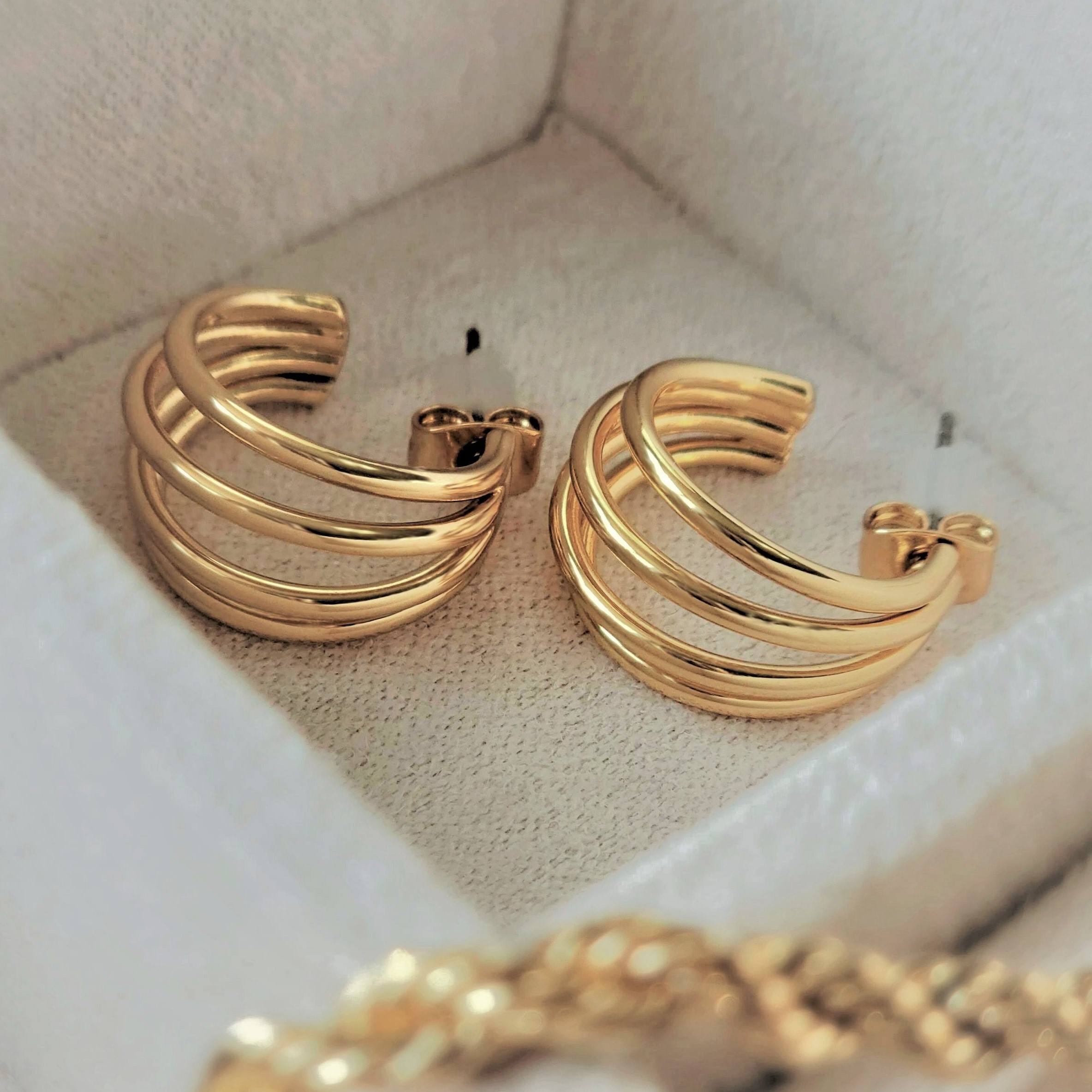 Quartet Hoop Earrings