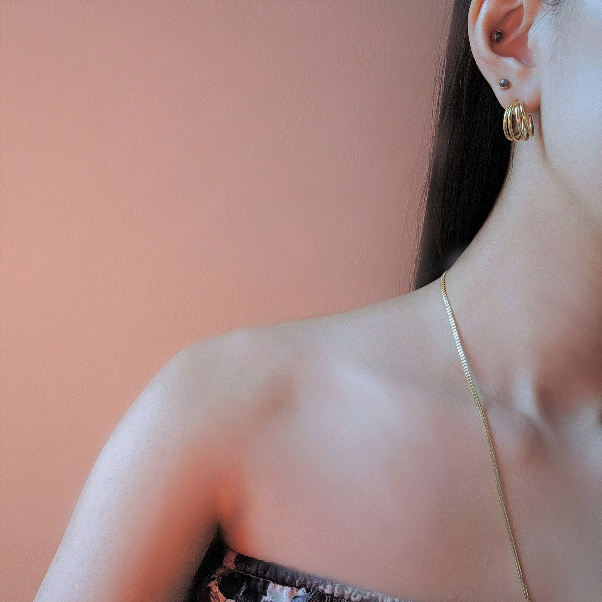 Quartet Hoop Earrings