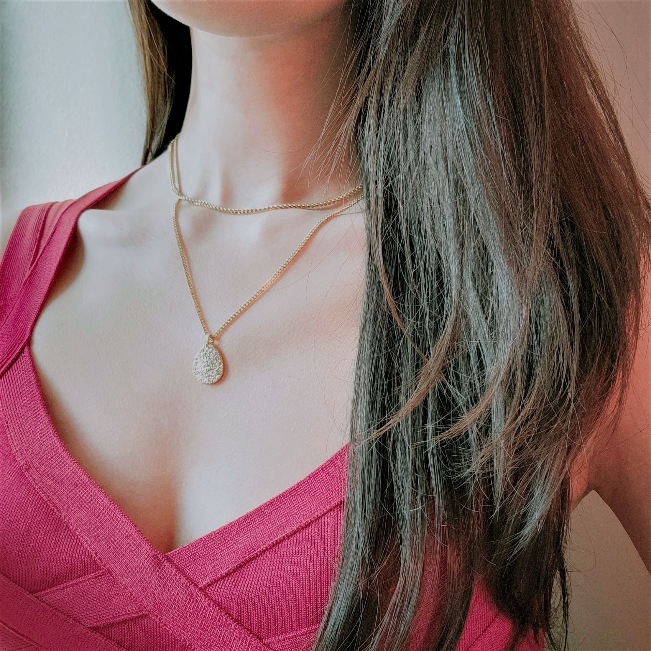 Teardrop Coin Necklace